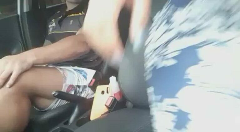 Soccer Coach Stopping Over On His Way Home From Work