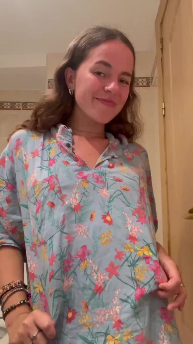 Saggy Boobs Still Insecure About Them Slutty College Girls
