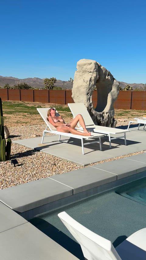 If You Found Me By The Pool Like This What