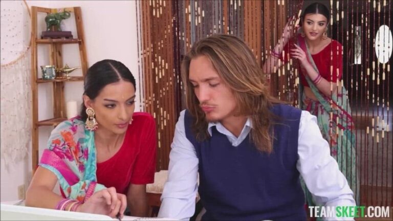 [Laynee James, 24] [Julia James, 20] Sari Stepsisters’ Sexy Study Session