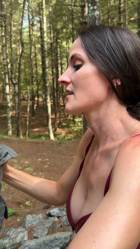 I Always Try Help With The Load When Out Hiking.