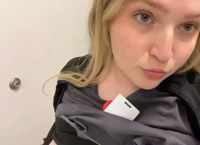 Playing With My Big Nurse Titties