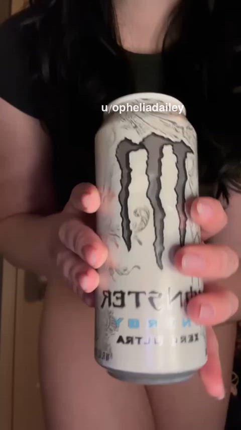Wanna See Me Crush This Monster Can With My Teen Ass Daddy? 👿