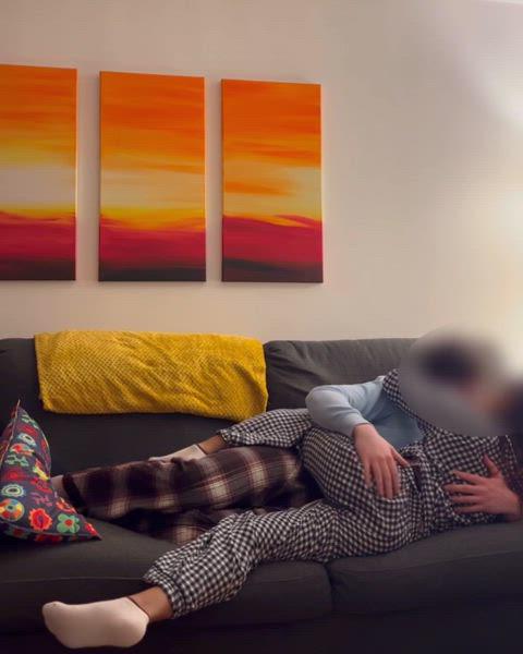 Making Out And Hot Sex Ends With Huge Cumshot