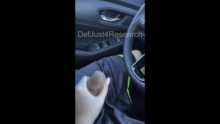 I Like To Play With His Cock While He Drives But Not Let Him Cum So Later On, He Explodes Inside Me